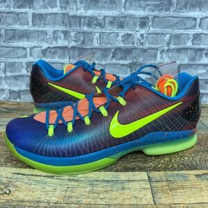 Nike KD V 5 Elite EYBL Multicolor Basketball Shoes 585386-900 Mens Size 17 New